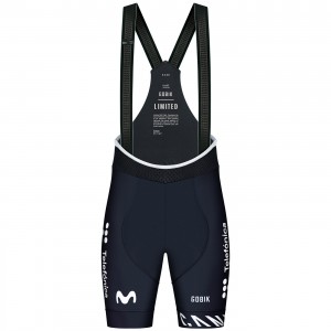 Heren Fietskleding Gobik Movistar 2024 Limited 5.0 K10 Bib Tights