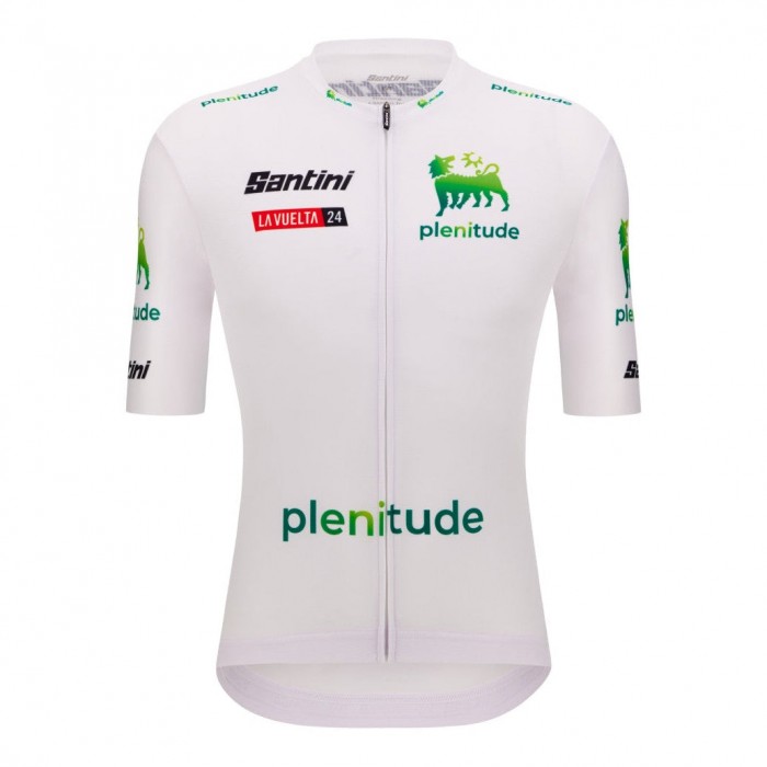Heren Fietskleding Vuelta Espana witte trui 2024
