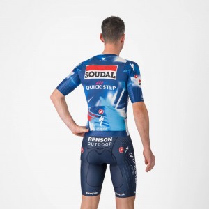 Heren Fietskleding Castelli Soudal Quick-Step 2025 Free Aero Race S Bib Tights