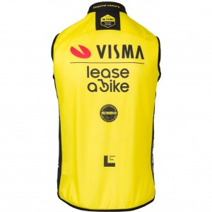 Heren Fietskleding Team Visma Lease a Bike 2025 Wind Vest