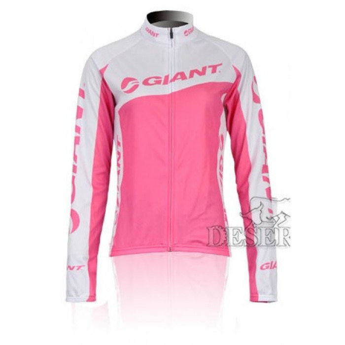 2012 Dames giant pink Fietsshirt lange mouw 3721