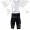Omega Pharma Quick Step Korte fietsbroeken Bib met zeem zwart wit 2013 699