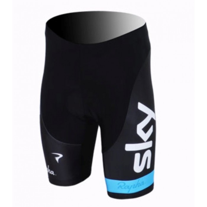Team Sky Korte fietsbroeken met zeem zwart blauw 2013 783
