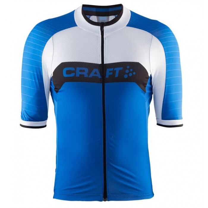 2016 CRAFT Gran Fondo Fietsshirt Korte Mouw blauw wit 2016036527