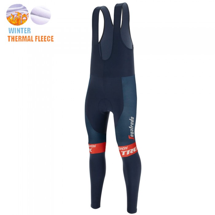 Winter Fleece Trek Segafredo 2022 Pro Team Lange Fietsbroek Bib 202212188