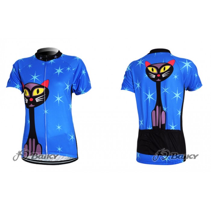 Blue Cat Fietsshirt Korte mouw blauw Dames 3479