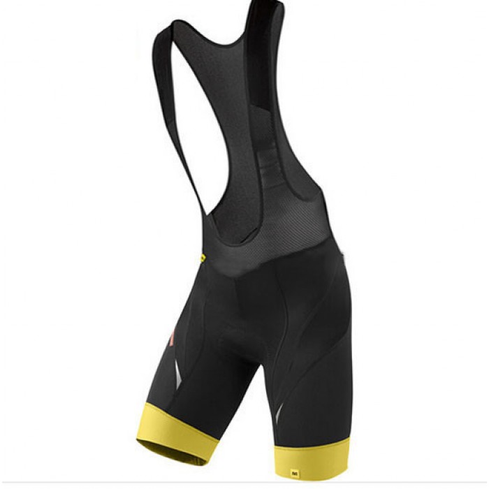 2015 MAVIC Korte Fietsbroeken Bib Zwart geel 2406