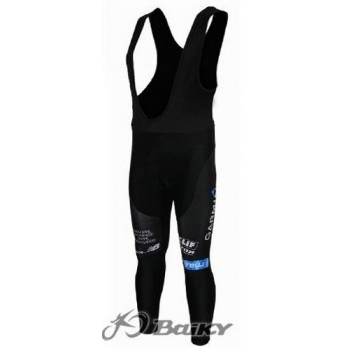 Garmin Cervelo Pro Team lange fietsbroeken Bib met zeem geel 4699