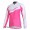 Giant Fietsshirt lange mouw roze wit 4473