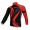 Giant Fietsshirt lange mouw Red Black 1041