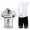 HTC-Highroad Pro Team Fietsshirt Korte mouw Korte fietsbroeken Bib met zeem Kits wit 4262