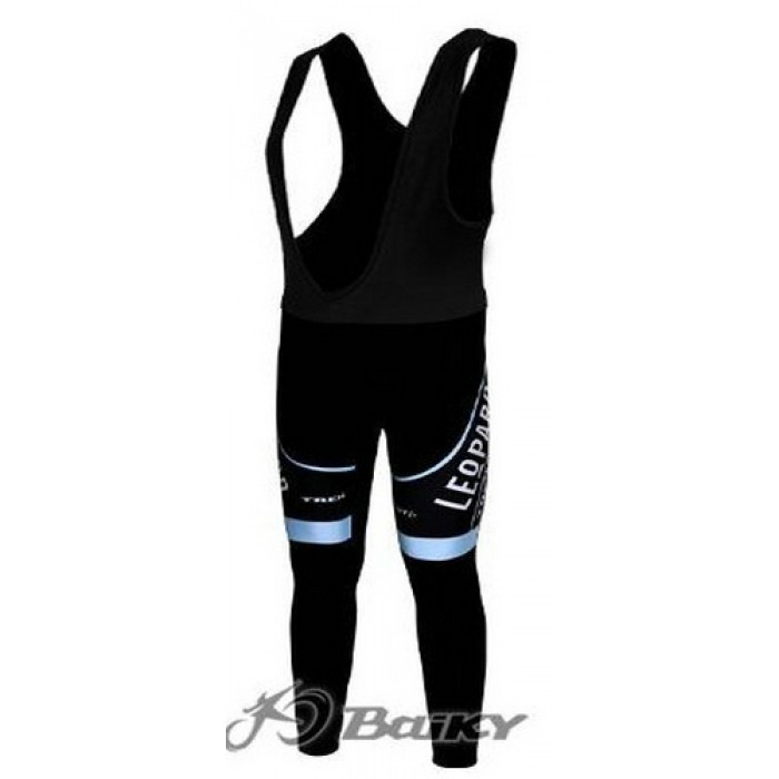 Leopard trek Pro Team lange fietsbroeken Bib met zeem wit zwart 290