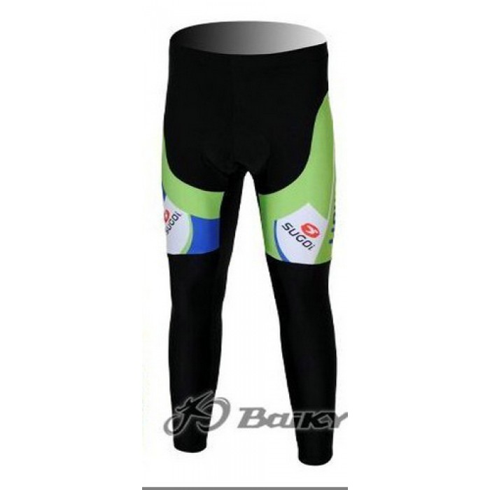 Liquigas Cannondale Pro Team lange fietsbroeken met zeem groen wit 4768