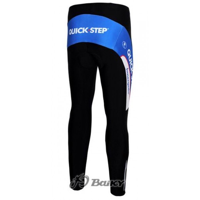 Omega Pharma-Quick Step innergetic lange fietsbroeken met zeem blauw wit 4777