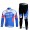 Omega Pharma-Quick Step innergetic Fietspakken Fietsshirt lange mouw+lange fietsbroeken blauw wit 435