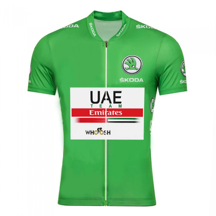 UAE EMIRATES 2020 Tour De France groen Fietskleding Fietsshirt Korte Mouw 2067