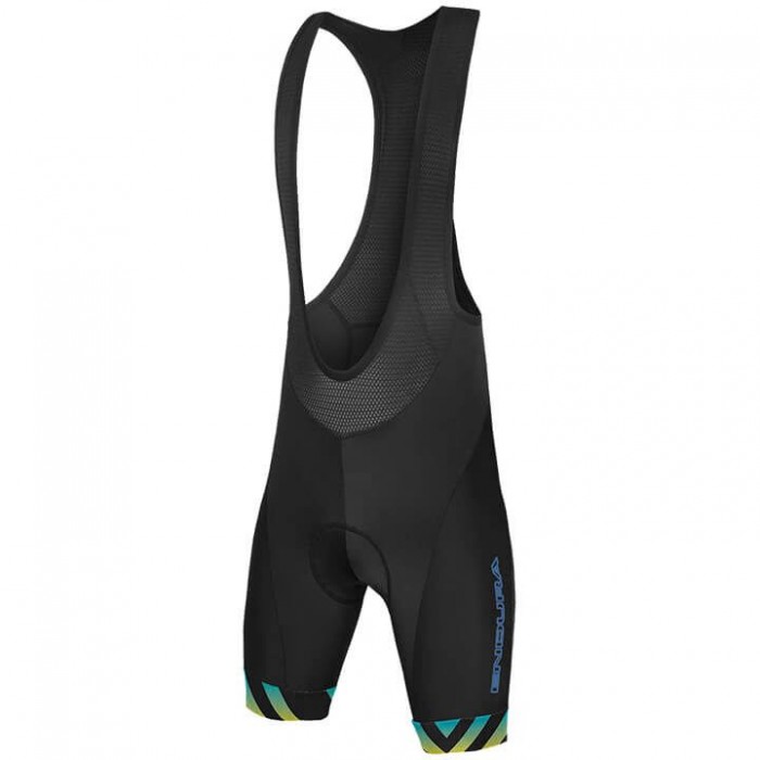 ENDURA PT LTD Korte Fietsbroeken Bib Zwart Blauw Geel 4J2OJ 4J2OJ