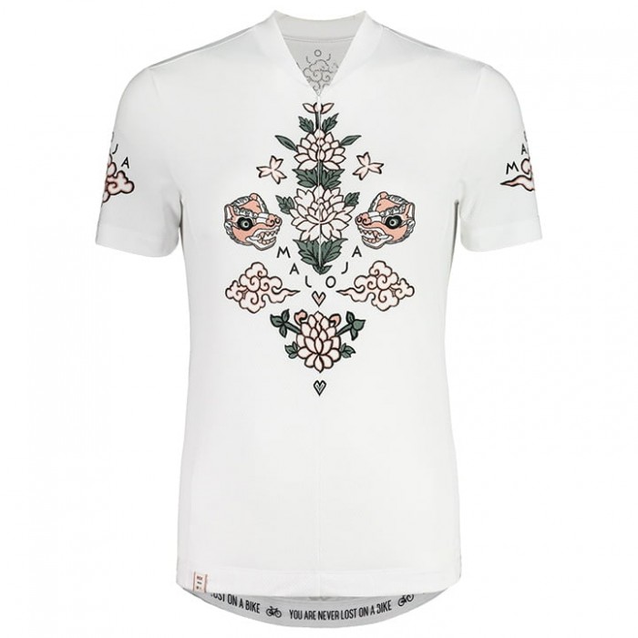 Dames MALOJA CurunaM Fietsshirt Korte Mouw Wit R7IZX R7IZX