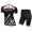 Dames NALINI Classic Fietskleding Wielershirt Korte Mouw+Korte Fietsbroeken Bib Zwart Wit KJZQN KJZQN