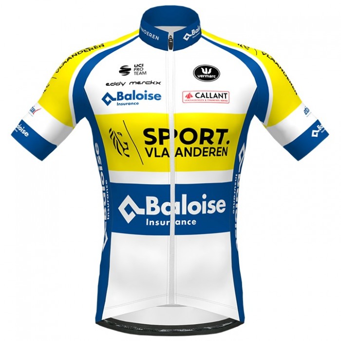 2020 Sport Vlaanderen-Baloise Vermarc Fietsshirt Korte Mouw O6X45 O6X45