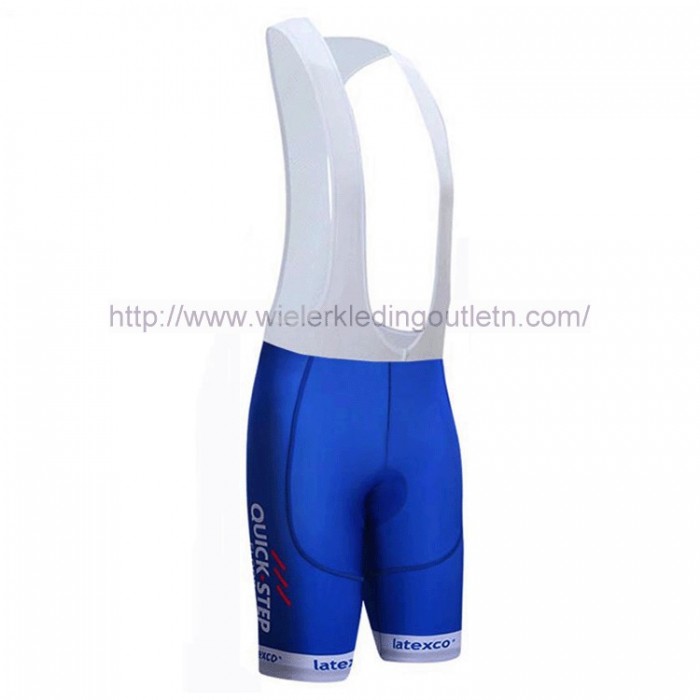 2017 QUICK-STEP FLOORS blauw Korte Fietsbroeken Bib 201717831
