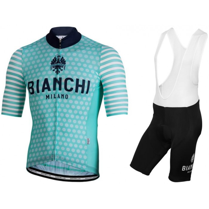 BIANCHI MILANO Davoli Fietskleding Set Fietsshirt Korte Mouw+Korte fietsbroeken Bib 190224048