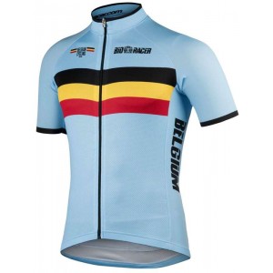 BELGIË 2022 wielershirt korte mouw (lange rits) nationale wielerploeg