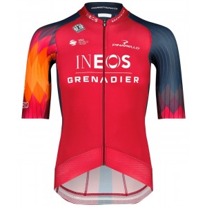 INEOS GRENADIERS 2023 EPIC RACE wielershirt met korte mouwen (lange ritssluiting) professioneel wielerteam INEOS GRENADIERS 2023 EPIC RACE wielershirt met korte mouwen (lange ritssluiting) professioneel wielerteam